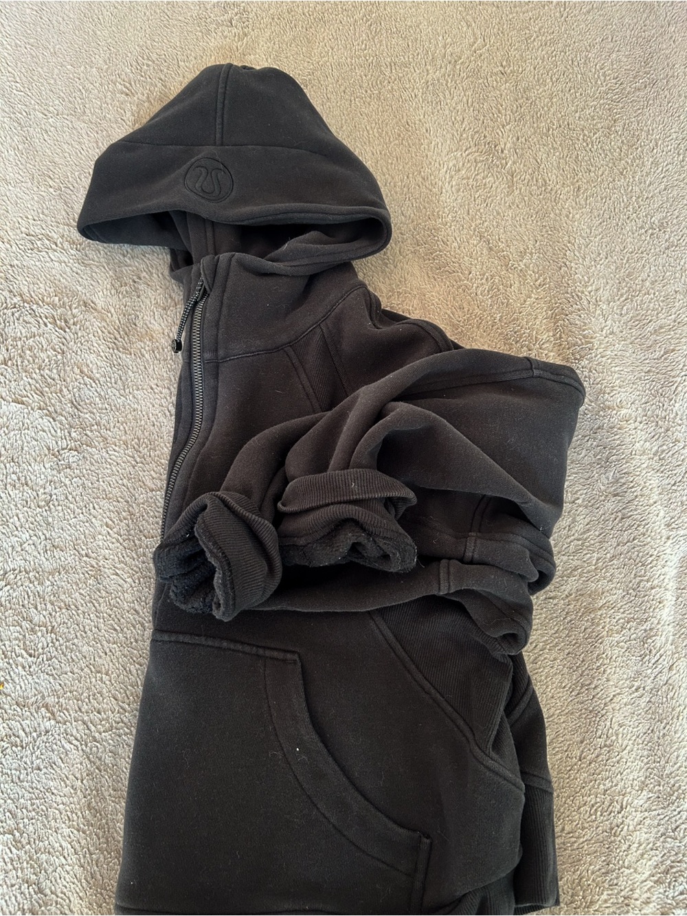 Black LuLu Lemond Scuba Hoody